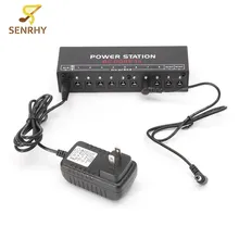 Эффект SENRHY гитара станции питания 10 изолированные выход 9В 12В 18В США Plug для гитарных эффектов педали высокое качество горячей
