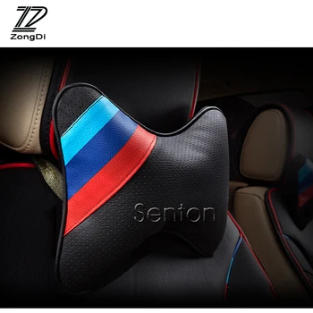 

1pcs Car Headrest Neck pillow seat cushion For BMW F30 F10 E34 E30 E46 E39 E60 E90 E36 X5 E53 E70 X6 Mini Cooper R56 Accessories