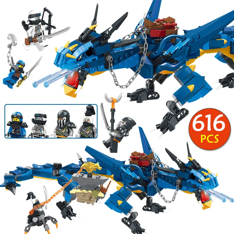 

Technic Flying dragon Compatible Legoinglys ninjagoed Stormbringer Building Blocks Bricks Toys 70652 For Children