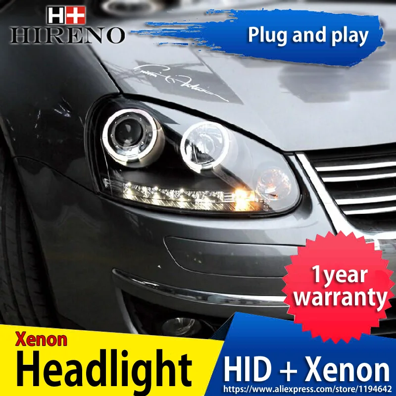 Hireno Headlamp for Volkswagen Jetta 2006 11 Headlight Headlight