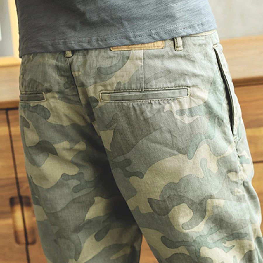Harajuku Camouflage Casual Shorts Men Cargo Plus Size Men Fashion 2019 Work Short Pants Jeans Cotton Vetements Clothig 50Dk003