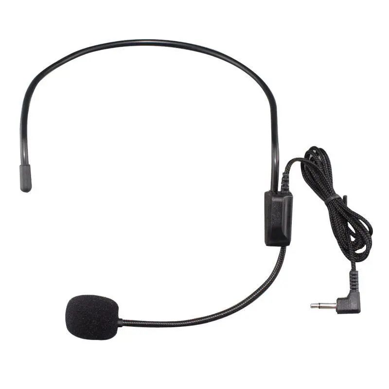 

Portable 3.5MM Wired Microphone Headset Studio Conference Guide Speech Speaker Stand Headphone For Voice Amplifier JLRL88