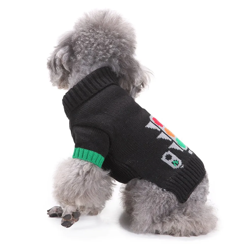 2018 TOP CUTE Autumn Winter Fashion Comfortable Pet Clothes Festival Dress Sweater Knitwear 0425 |