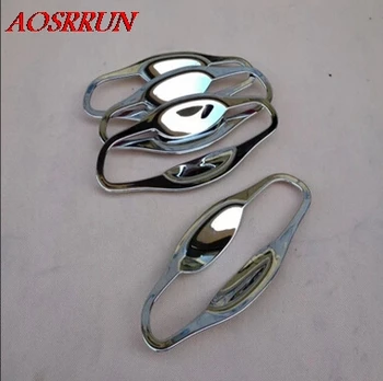 

High Quality ABS Wrist of Door Handle Chrome Stickers Suitable covers For hyundai Creta 2014 2015 car accessories car-styling