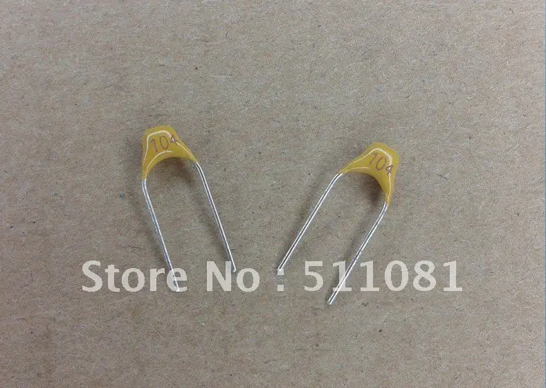 

100 PCS DIP DIP-2 Mono Monolithic Ceramic Capacitors 104 100nF 0.1uF 100 nF 50V