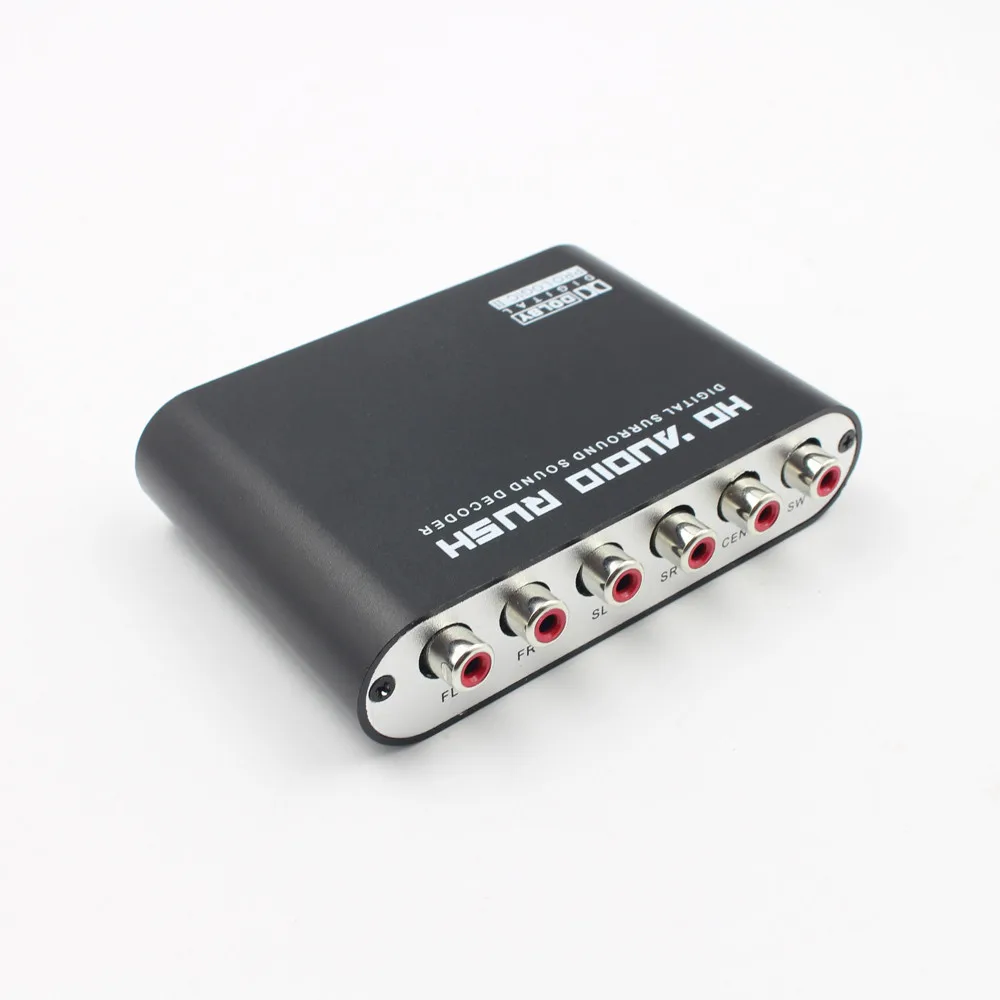 

WIISTAR 5.1 Inch Audio Decoder SPDIF Coaxial RCA DTS AC3 Digitale 5.1 Versterker Supports Multiple Input Interfaces