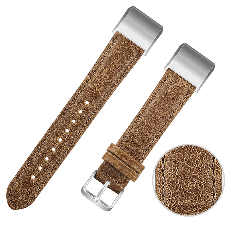 Fitbit Charge 2 Genuine Aged Leather Strap
