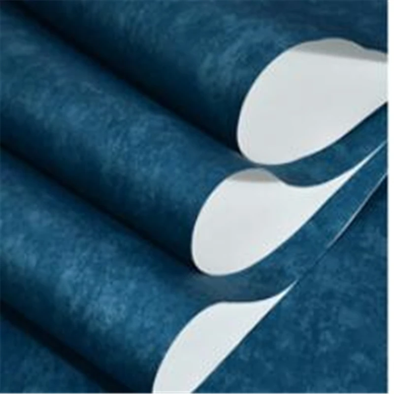 Beibehang Modern minimalist blue yellow matte black wallpapers Mottled blue solid bedroom living room den wallpapers Beibehang Modern minimalist blue yellow matte black wallpapers Mottled blue solid bedroom living room den wallpapers