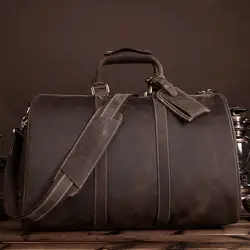 Yishen Crazy Horse кожа Для мужчин Бизнес дорожные сумки большой Ёмкость путешествовать Для мужчин Сумки сумки через плечо сумка через LS0226