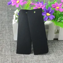 100 шт/партия 12x4 см прямоугольной формы крафт-бумаги Висячие бирки закладки для книги блокнот Марка украшения Рождественские подарки пустой ярлык