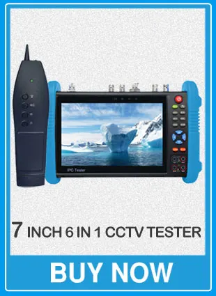 7 inch IPC H.265 4K IP 8MP TVI CVI 5MP AHD Camera Tester security tester CCTV Camera tester with HDMI Cable tracer