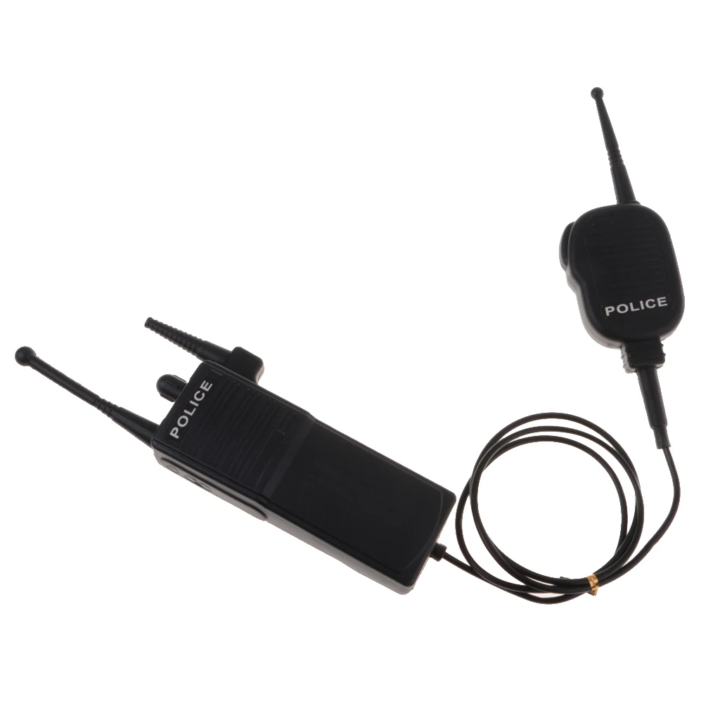 2pcs/Set Funny Artificial Police Interphone Prop Two Way Radio Toy Game Joke Gag Gift Favor