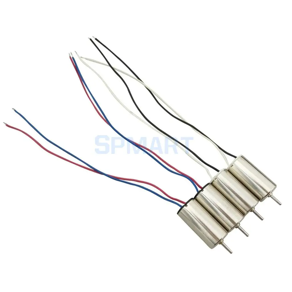 4Pc CW CCW Drone Motors Spare Parts for RC SYMA X22 X22W Quadcopter Aicraft Model Accs