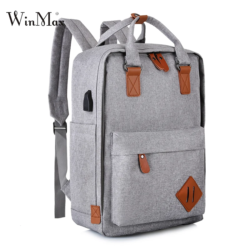 

New USB Backapack For Women Men Laptop Backpacks Travel Bag School Bags For Teenager Boys Girls Student School Bagpack Mochila