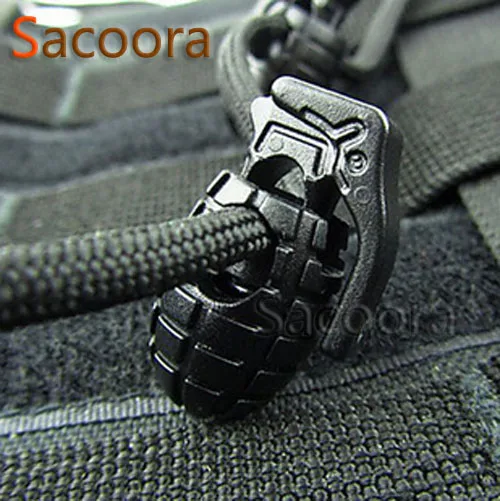 Пластиковый шнур в виде гранаты для блокировки Паракорда/обуви|cord lock stopper|plastic cord
