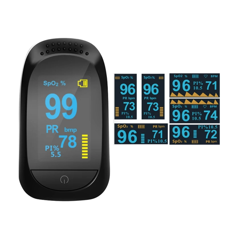 

Oximeter Portable Fingertip Finger Pulse Pulsioximetro a Finger SPO2 PR PI Oximetro de dedo Digital Smart Accessories