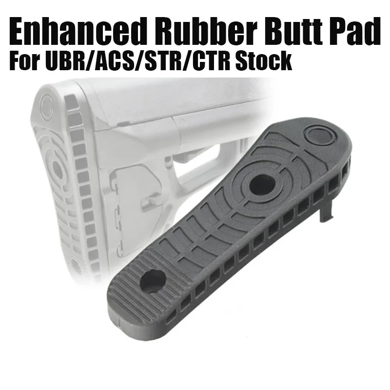 Enhanced Rubber Butt Pad For CTR/UBR/ACS/STR Stock Marked Version With Retail Box