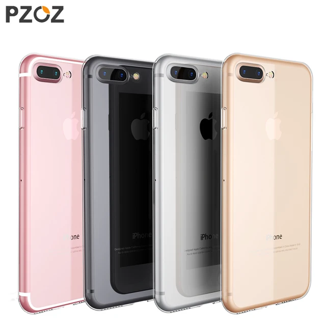 PZOZ Luxury Brand TPU Silicone Transparent ultra slim