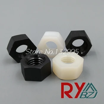 

Nylon hex nut plastic hex nut Nylon DIN934 M2 M2.5 M3 M4 M5 M6 M8 M10 M12