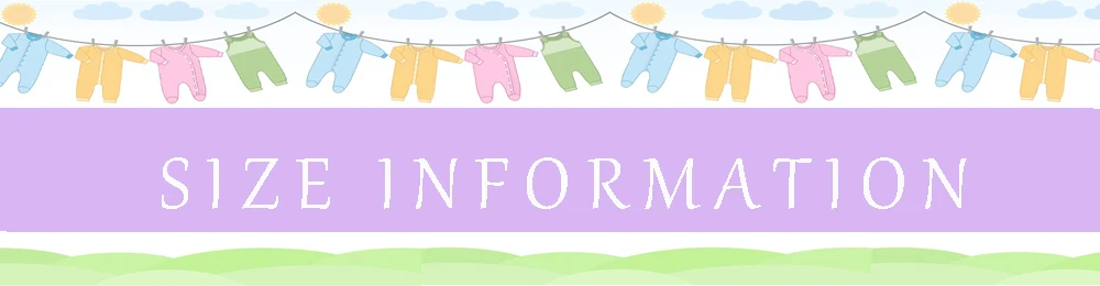 Size informations