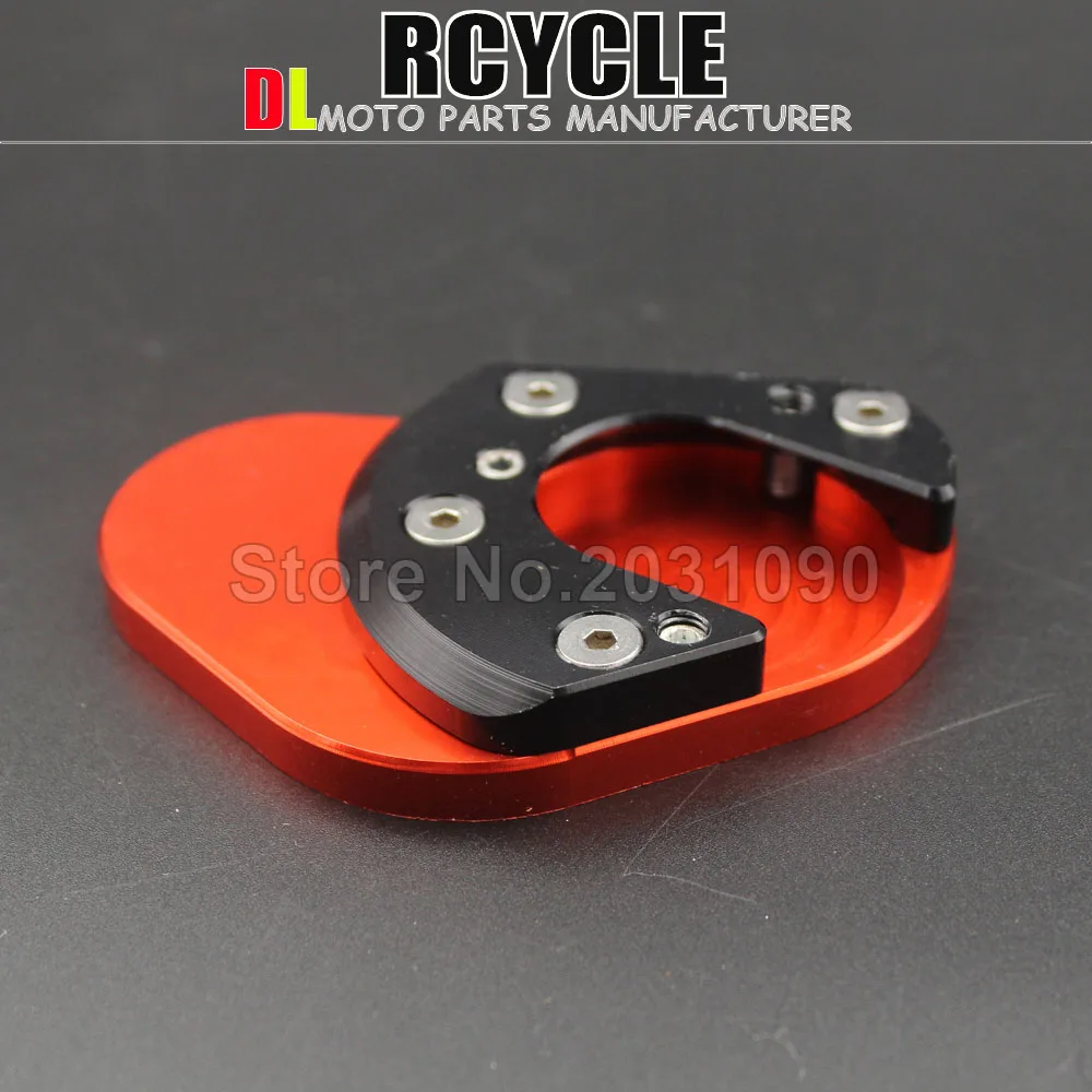 CNC Kickstand боковая стойка наращивание накладка пластина для KTM DUKE RC 125 200 390 Enduro supermoto SM SMC Приключения 690 950 990