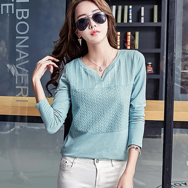 Женская рубашка с длинным рукавом вышивкой|chemise femme|women blouses plus sizeblouse size |