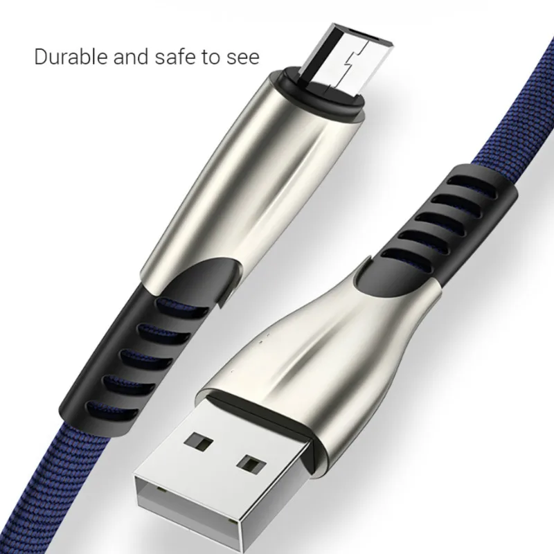 

Micro USB Cable Android, Micro USB to USB 2.0 Cable Nylon Braided Sync and Fast Charging Cable for Samsung, Kindle,Android Smart