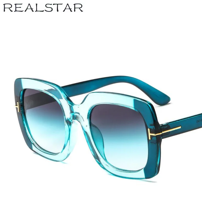 REALSTAR 2018 модные брендовые дизайнерские женские солнцезащитные очки винтажные