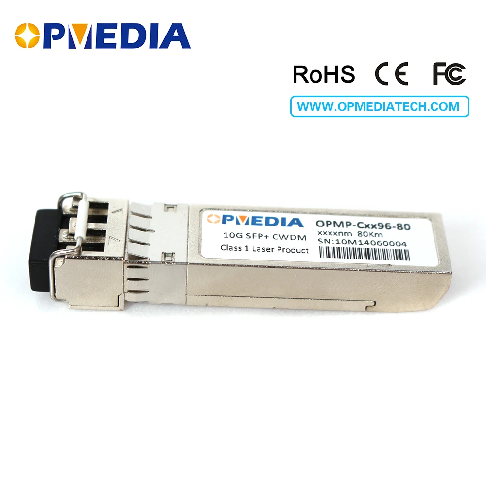 Free shipping compatible with Cisco 10GBASE CWDM SFP+ transceiver, 10G 80KM 1470~1610nm ZR  SFP optic module