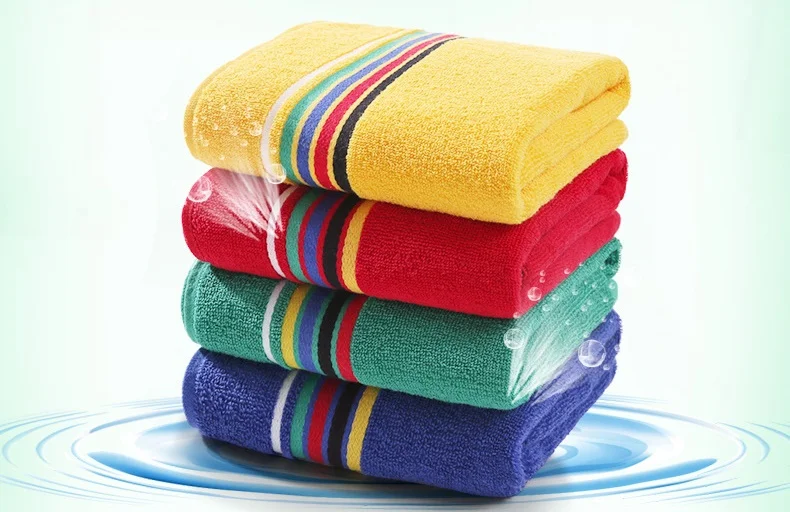 

Free Shipping 2pcs/pack 34*75cm Plaid Cotton Terry Towels Bathroom Towels Hand Face Washcloth handdoek toalha EA100