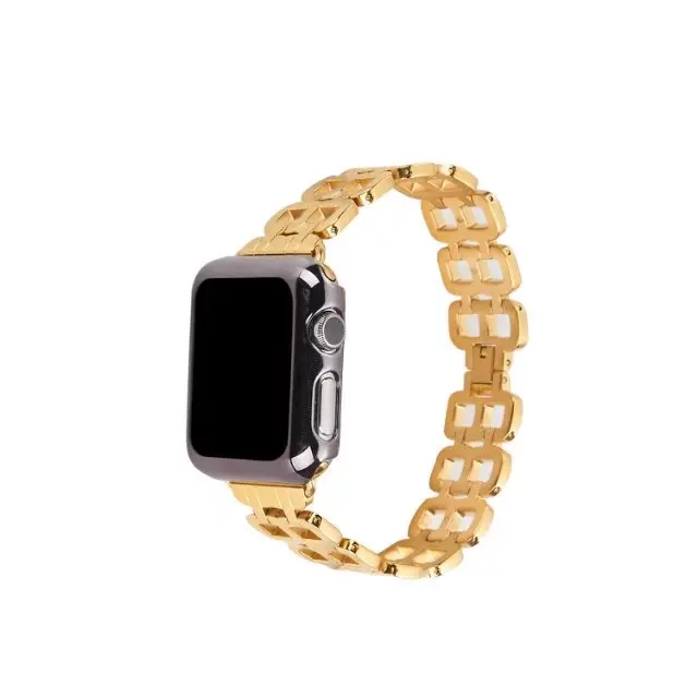 Luxury    for apple watch band iWatch strap accessories watch parts watch band bracelet Metal Stainless Steel (8)