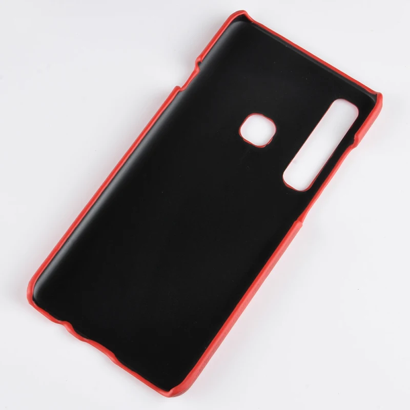 Samsung Galaxy A9S (A9 Star Pro) Litchi pattern PU leather+PC hard case_5