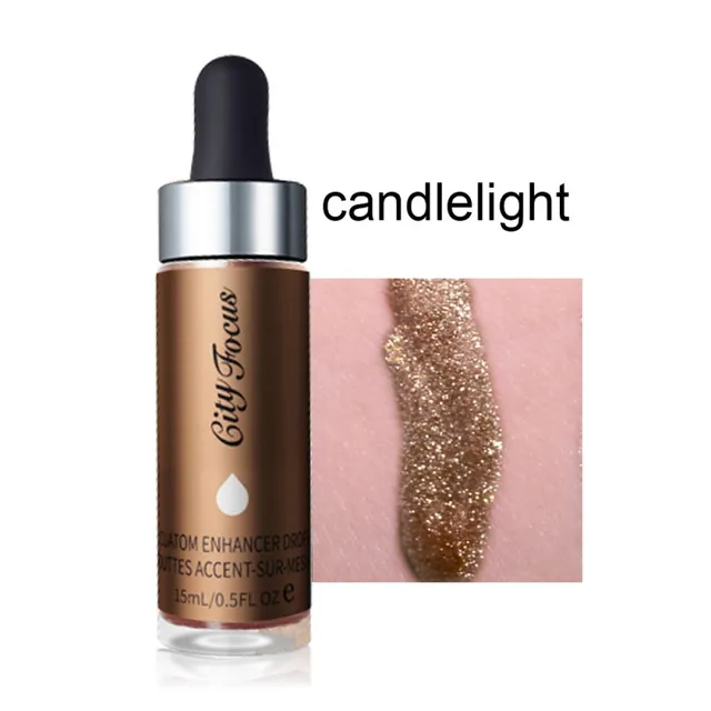 2017 Women Liquid Highlighter Face Brighten Makeup Glitter Glow Shimmer