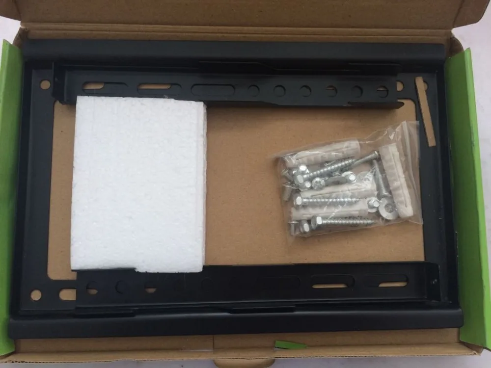 ممتازة الجودة جديد تصميم العالمي ل 14-42 مؤشر LED LCD بالبوصة الثابتة جدار حامل تليفزيون قوس حامل حامل حامل للكمبيوتر الشخصي