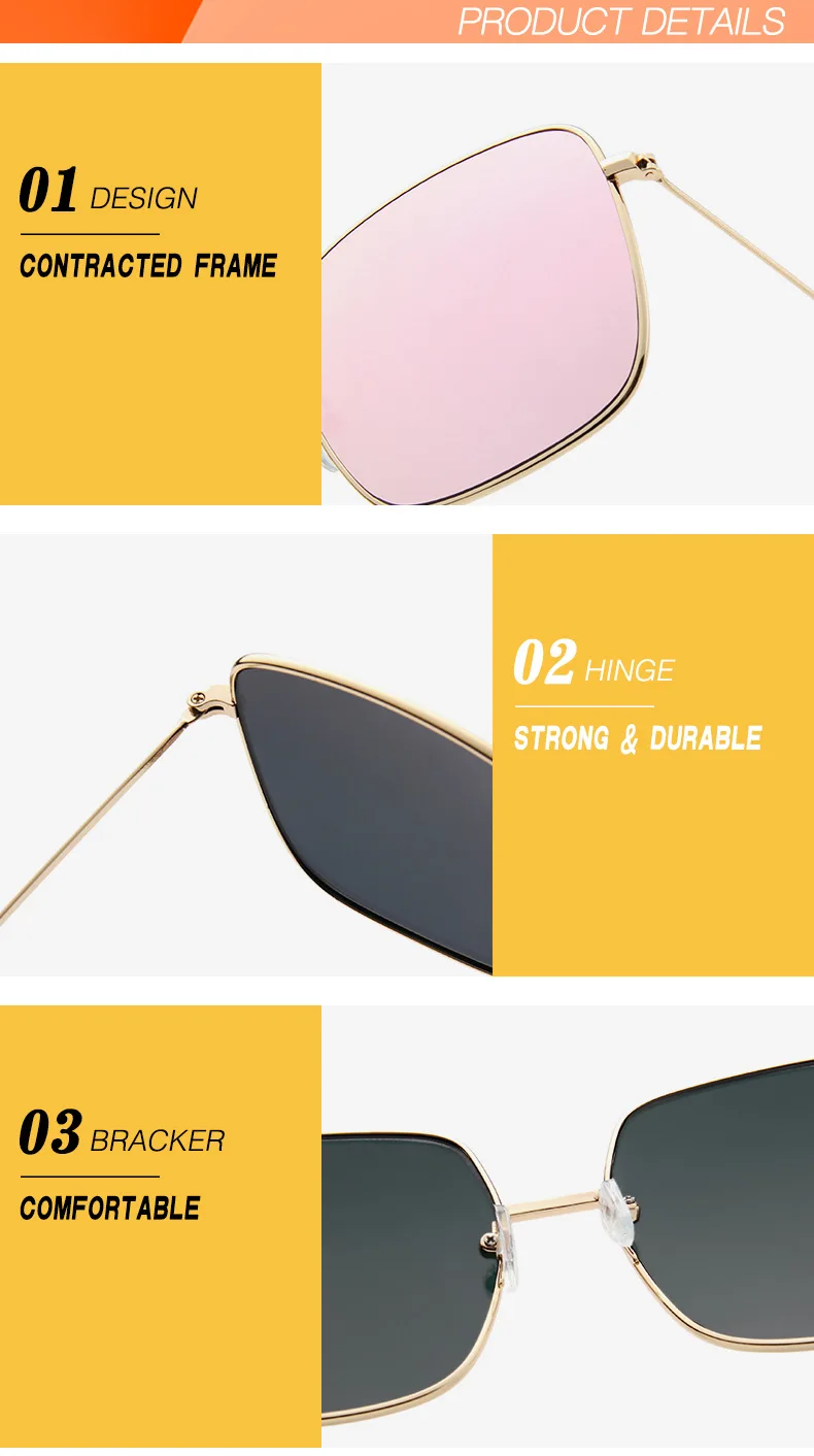 Новые Квадратные Солнцезащитные очки женские пластиковые большие рамки модные роскошные брендовые солнцезащитные очки gs женские зеркальные крутые розовые черные очки UV400lasse