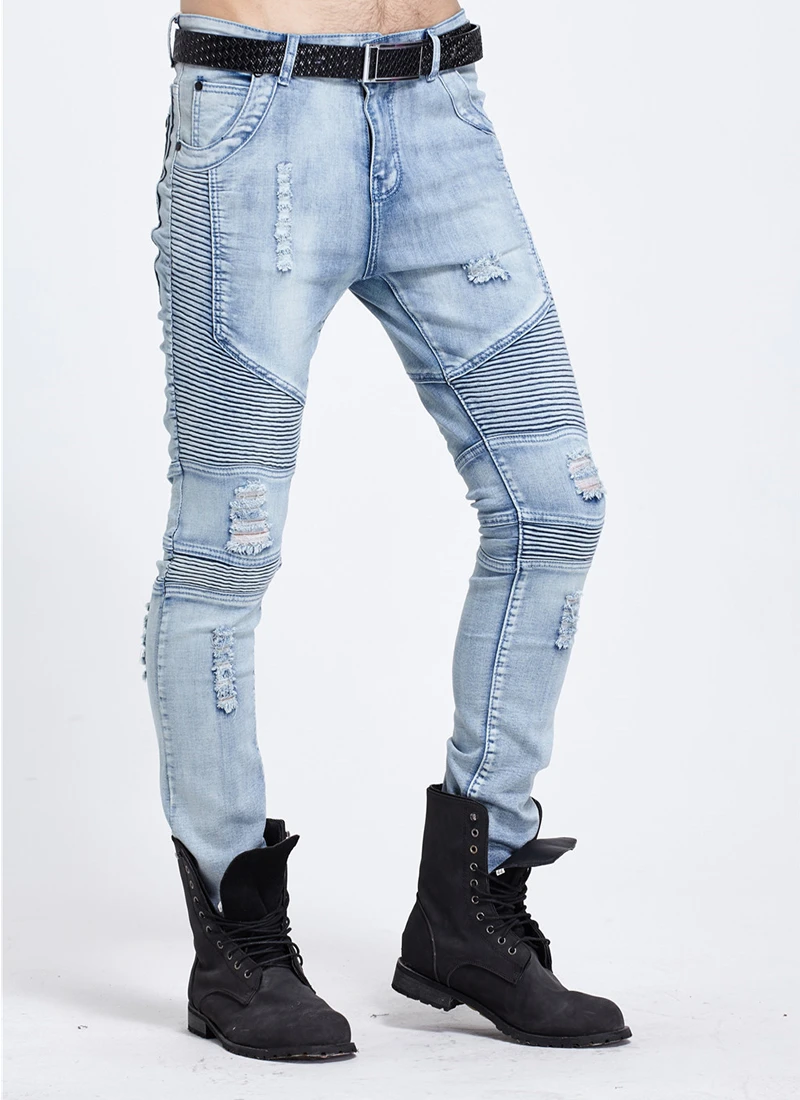 04 SharkPrint skinny jeans men clothes 1801