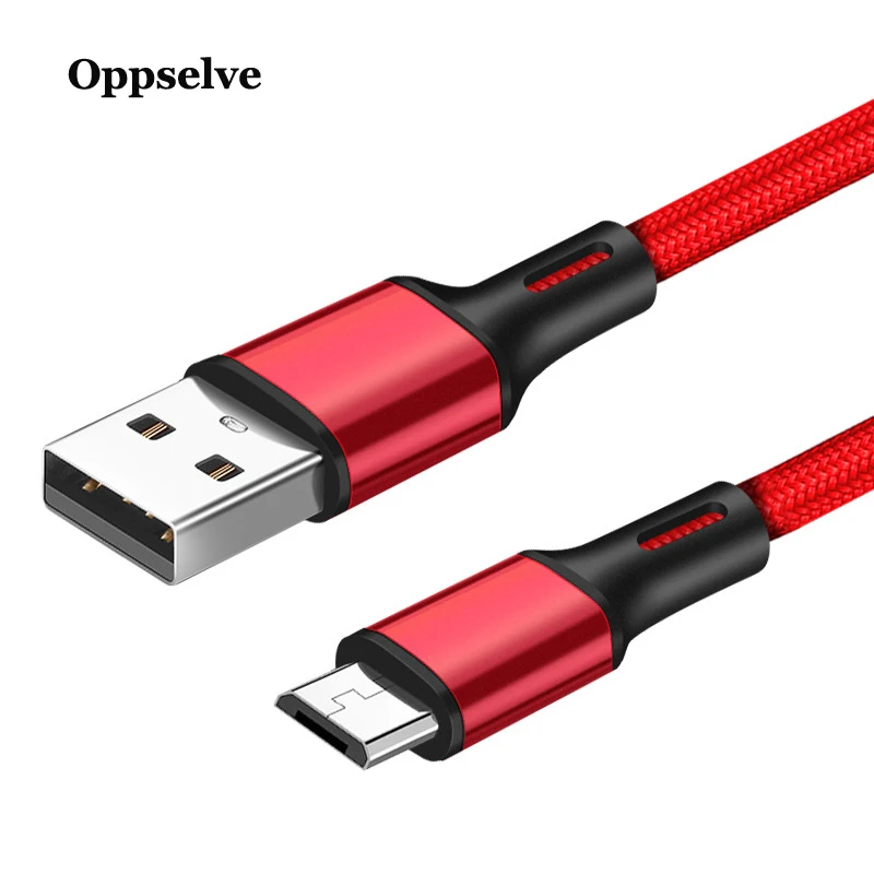 Oppselve Micro USB кабель 2.4A телефон Быстрая зарядка кабель для Xiaomi Redmi Note5 Micro USB зарядное устройство кабель для передачи данных для samsung USB шнур