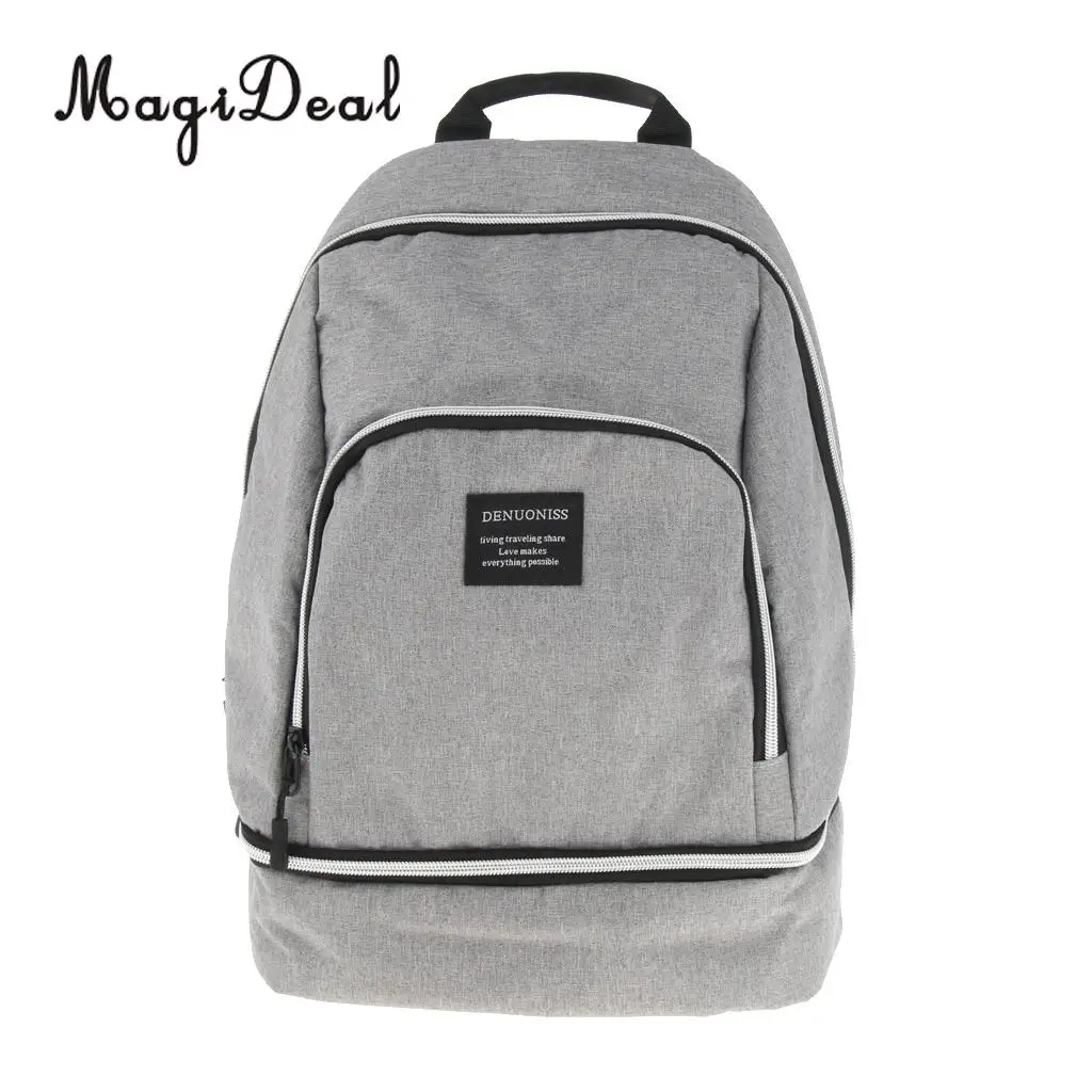 MagiDeal Outdoor Insulated Backpack Cooler Travel Camping Travel Lunch Bag Storage Pouch Hiking Insulated Bag Carry Case