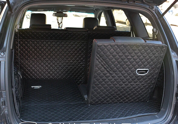 Special trunk mats for Hyundai Santa Fe 