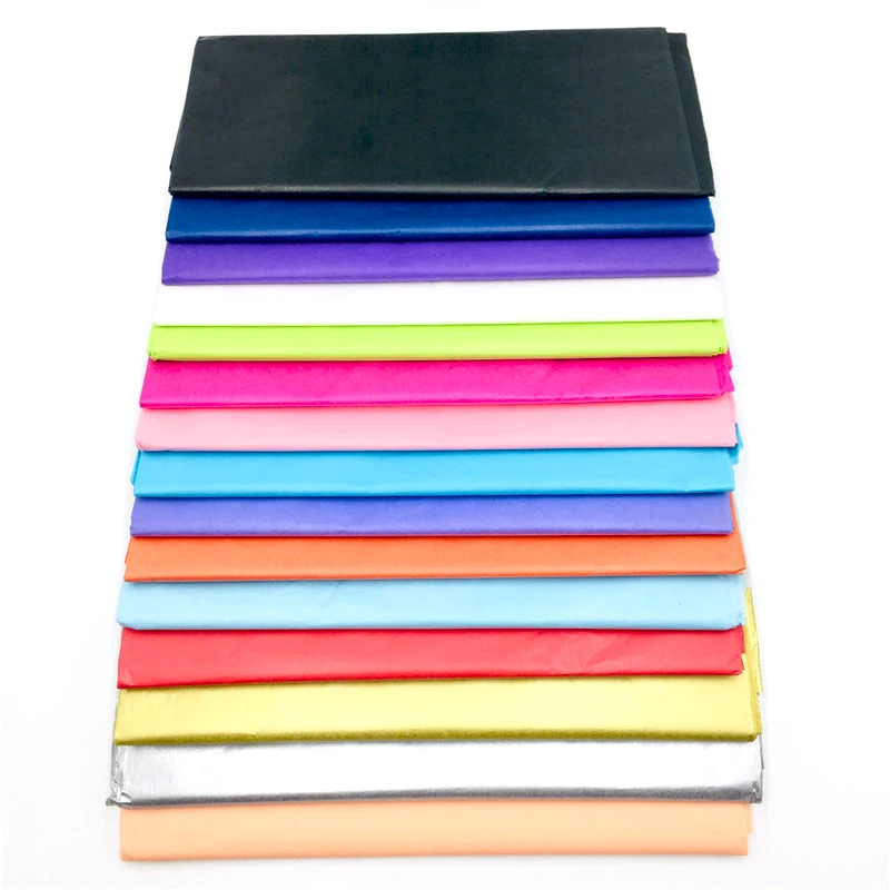 

20Sheets/bag Tissue Paper Flower 50*66cm Gift Packaging Home Decoration Festive & Party Wedding DIY Gift Packing Supplies