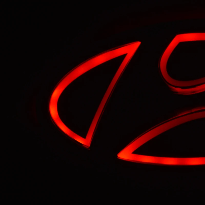 

Car led rim light Emblem Front rear badge for Hyundai IX30 35 Sonata Tucson Santafe Genesis Coupe I30 Verna Elantra Accent