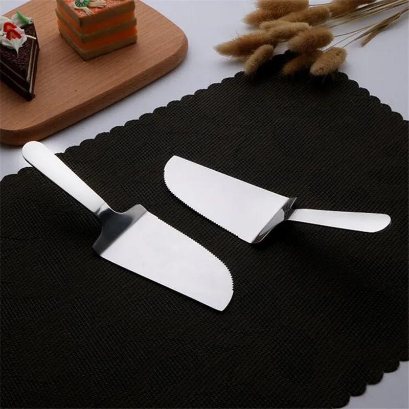 HOMETREE Pizza Stainless Steel Shovel Cutter Cake Spatulas Pie Pastry Butter Knife Kitchen Baking Tool Gadget Cooking Tools H138