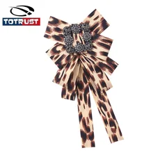 Винтажный галстук-бабочка Lepord женский галстук-бабочка для женщин Форма булавка галстук-бабочка для вечерние Gravatas Мода Бриллиантовый бант Галстуки Подарки Дамы