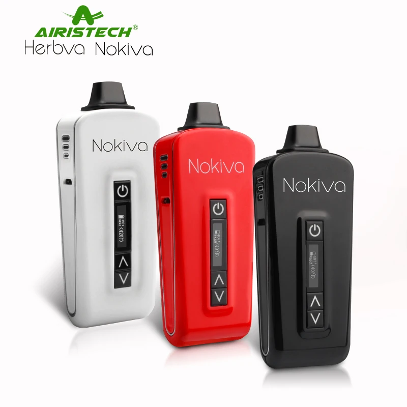 

Portable Original Airistech Nokiva Dry Herb Vaporizer 2200mAh Smokehookah Temperature Control Electronic Cigarette Vape Pen