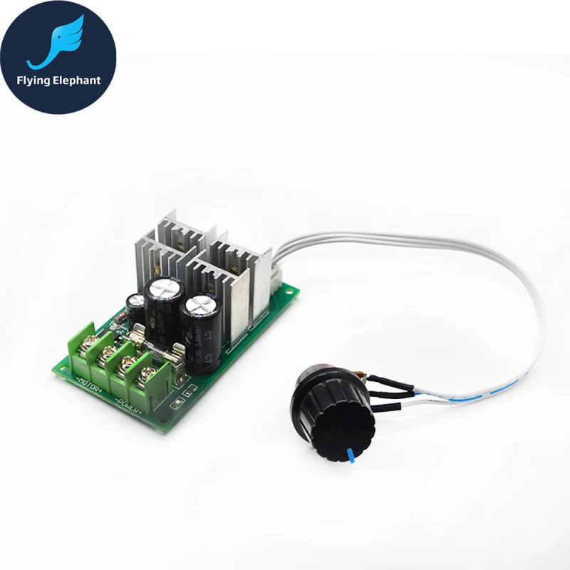 

0% - 100% PWM DC Speed Motor Controller 6V 12V 24V 36V 48V 60V 30A For Brush Motor Control PLC Support SCM 0-5V