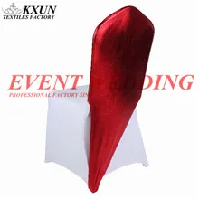 Good Looking Bronzing покрытием Половина стрейч стул кепки капот подходит на лайкра спандекс стул крышка группа украшение для свадьбы