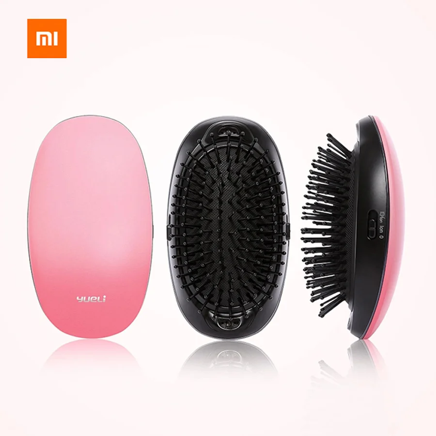 Портативная расческа для массажа волос Xiaomi Yueli Расческа с отрицательными ионами