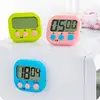 LCD magnética Cocina Digital alarma temporizador de Cuenta regresiva con soporte blanco cocina temporizador práctico cocina temporizador de reloj de alarma ► Foto 3/5