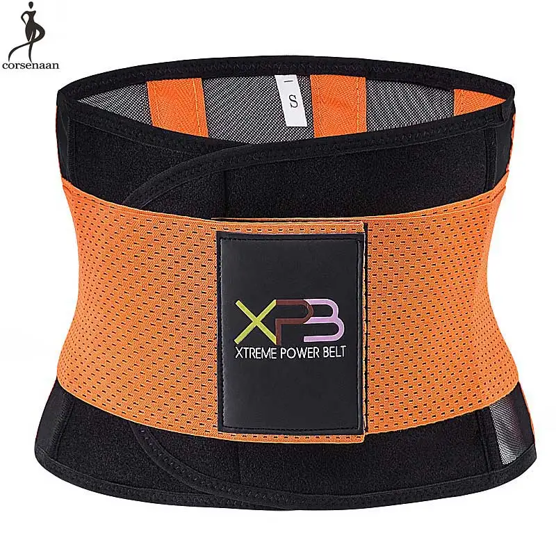 Низкая цена,, Прямая поставка, пояс для тренировки талии, термо Пояс для коррекции тела, сетчатый пояс Xtreme Cincher, пояс для тренировки талии - Цвет: orange