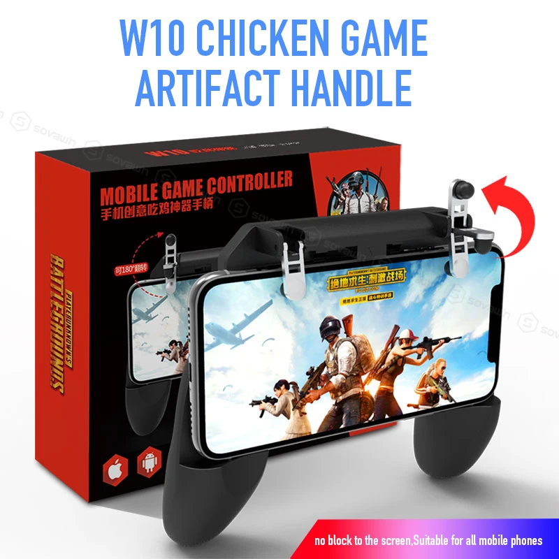 Быстро цель и огонь Pubg геймпад Android контроллер мобильный триггер l1 r1 Кнопка Pubg игровой пульт с кнопками для iphone x 7 samsung